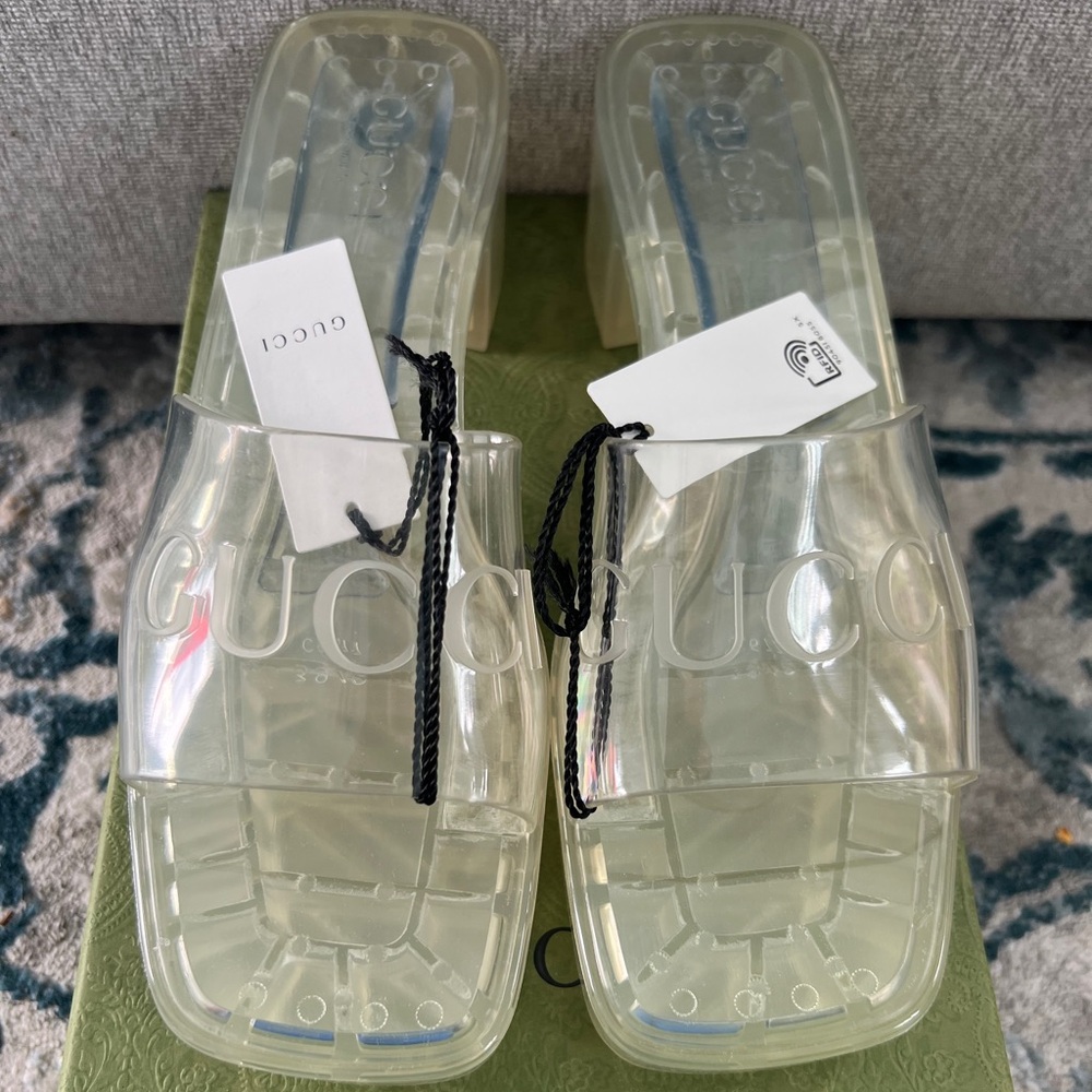 Gucci women Jelly slide sandal